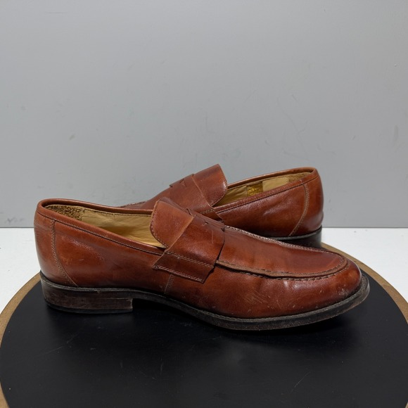 Contem Brasil Penny Loafers Men 44 Slip On Leather Brown Classic Business Casual main image 10